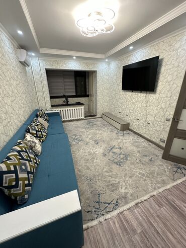 3 комнатная квартира 104 серии бишкек: 3 комнаты, 70 м², 106 серия, 6 этаж, Евроремонт