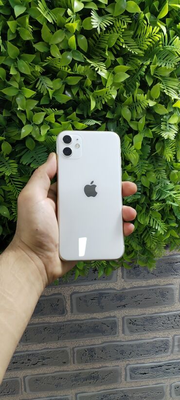 simsiz modem: IPhone 11, 128 GB, White Titanium, Zəmanət, Kredit, Simsiz şarj