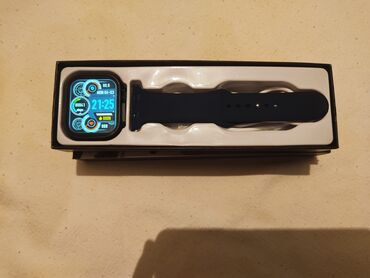 kisi ucun saatlar: Новый, Смарт часы, Smart, Сенсорный экран, цвет - Черный