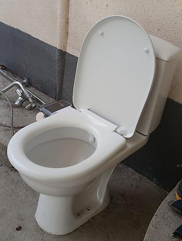 трек потолок: Унитаз Напольный, Материал: Фаянс — 2