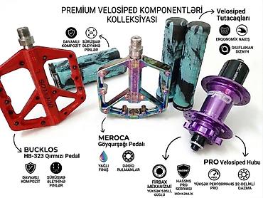velosiped satisi instagram: Hassns pro7 32H - 55m Meroca xamilyon pedal - 20m Buckloss qirmizi — 1