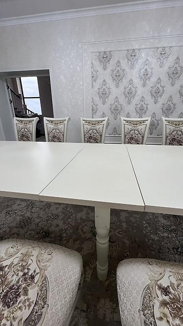 study table: Стол и стул для зала, Б/у, Самовывоз, цвет - Бежевый — 9