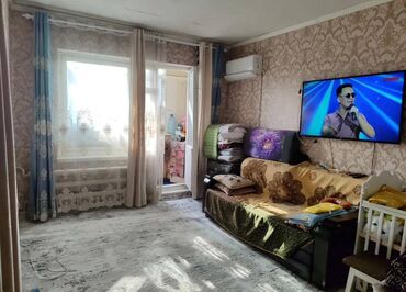 1 комнатная квартира без мебели: 1 бөлмө, 35 кв. м, 105-серия, 9 кабат, Косметикалык ремонт