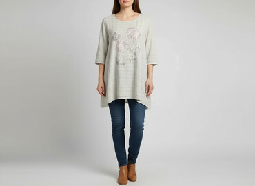 elegancka tunika plus size: New Collection, Туніка жіноча, розмір L