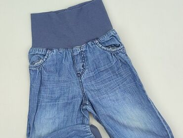 spódniczka hm: Denim pants, H&M, 12-18 months, condition - Fair