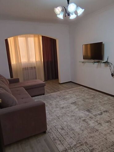 сдаю квартиру микрорайон кокжар: 1 бөлмө, 45 кв. м, 106-серия жакшыртылган, 2 кабат, Евроремонт