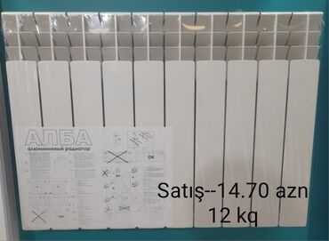 Radiatorlar: Yeni Seksiyalı Radiator Alüminium, Pulsuz çatdırılma, Ödənişli quraşdırma, Zəmanətsiz, Kredit var — 5