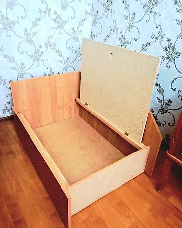 jale mebel: İşlənmiş, Təknəfərlik çarpayı, Bazalı, Matras ilə, Siyirməsiz — 5