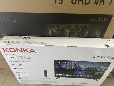 Телевизоры: Телевизоры всех размеров Konka TCL Samsung Lg Телевизор 86 дюйм конка