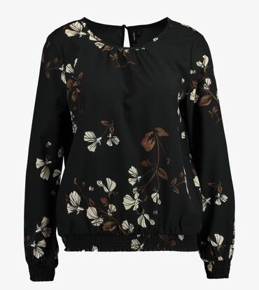 massimo dutti majice: L (EU 40), Cotton, Floral, color - Multicolored