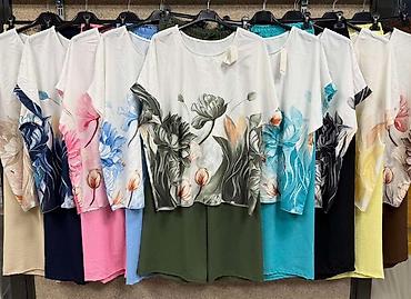 lidl kombinezon: Damski komplet – široke pantalone i bluzica sa floralnim printom - — 4