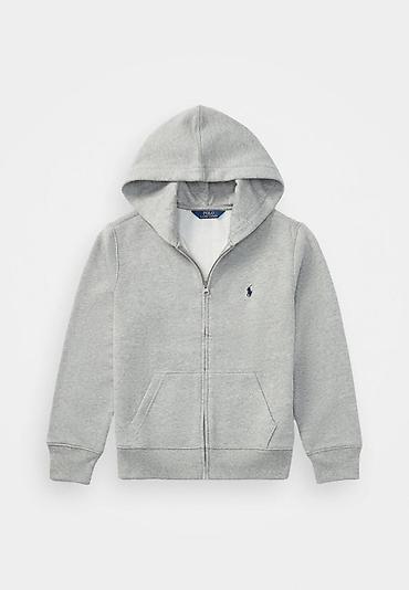 батник серый мужской: Худи на молнии Polo Ralph Lauren - Модель: классическое худи с — 1
