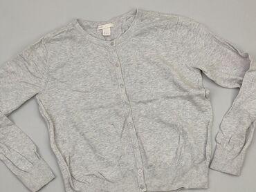 czarne t shirty damskie w serek: Sweter, H&M, M, stan - Dobry