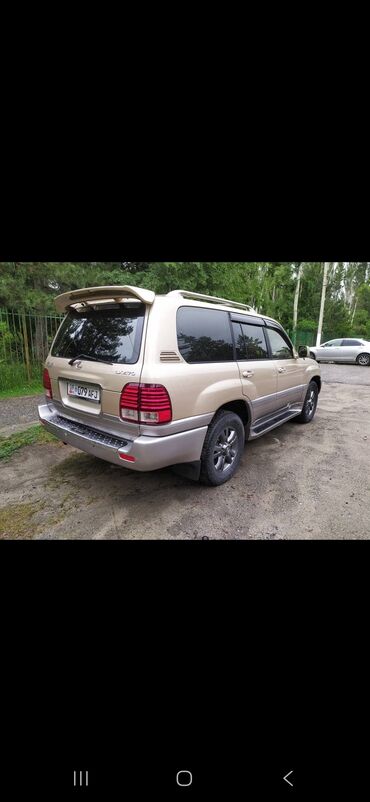полики для авто бишкек цена: Lexus LX: 2001 г., 4.7 л, Автомат, Газ, Жол тандабас