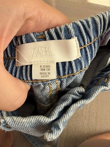 Детская одежда и обувь: Uşaq cinsi – ZARA - Brend: ZARA - Ölçü: 4 yaş / 104 sm (etiket — 2