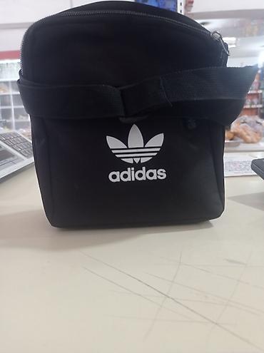 бу чехол: Барсетка, Adidas, Материал: Тканевый материал, Застежка на молнии, Б/у — 2