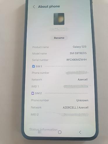 galaxy note 20: Samsung Galaxy S23, 256 GB, rəng - Boz — 2