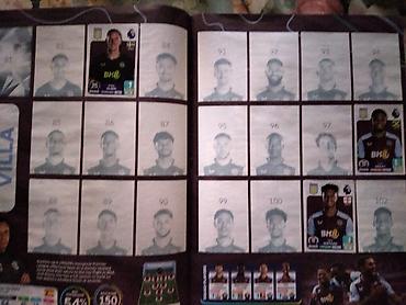 hari poter slicice: Album Panini Premijer liga 2024.,delimicno popunjen — 2