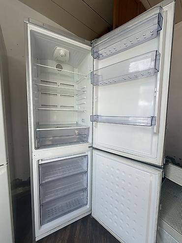 ev telefonu borcu: Beko iki qapılı soyuducu (alt kamera dondurucu) - Rəng: gümüş (inox — 1