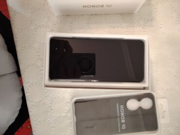 Honor 90, 256 GB, rəng - Göy, Sensor, Barmaq izi, Simsiz şarj