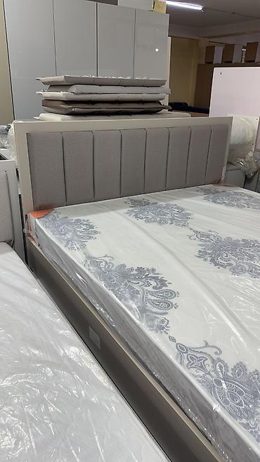 Спальные гарнитуры: Спальный гарнитур, Новый, Двуспальная кровать, Шкаф, Комод, ДСП, Бесплатная доставка, цвет - Серый — 17