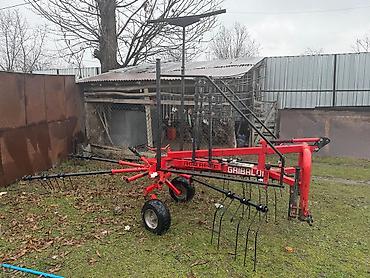 qar tekeri: Gribaldi PRIM FH-490 ot yığan/çarxlı tırmıq - Traktor arxasına — 4