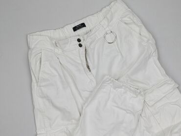 Vans l: Bershka, Spodnie cargo damskie, rozmiar XL
