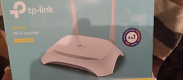 Модемы и сетевое оборудование: TP-Link N300 Wi‑Fi роутер TL‑WR840N новый не использовался - Скорость — 1