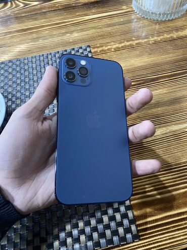the nort face: IPhone 12 Pro, 128 GB, Pacific Blue, Face ID