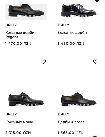 ucuz ayaqqabilar: Klassik kişilər üçün dəri broq ayaqqabı Bally 100% originald.ideal — 8