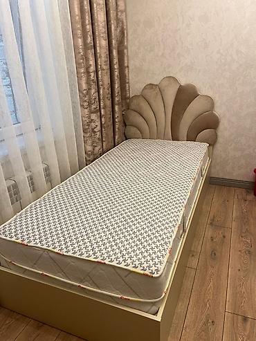 İşlənmiş, Təknəfərlik çarpayı, Matras ilə, Siyirməsiz