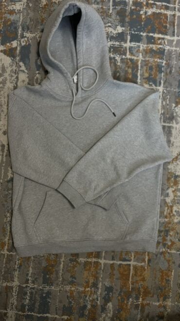 Толстовки: Мужская толстовка, 3XL (EU 46), Новый, цвет - Серый, Бесплатная доставка