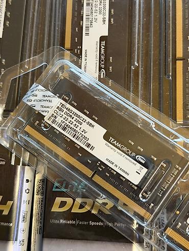 pc hisseleri: Operativ yaddaş (RAM) Team Group, 16 GB, 3200 Mhz, DDR4, Noutbuk üçün, Yeni — 2
