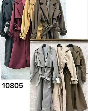 Kaputi: Ženski kaput – model 10805 - Elegantan, dugi kroj do ispod kolena - — 2