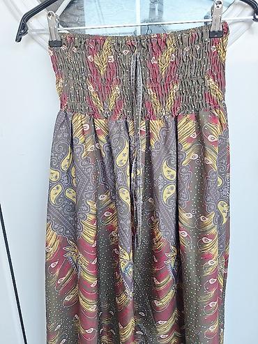 osiris patike: Begi pantalone – model sa širokim, spuštenim krojem i elastičnim — 4