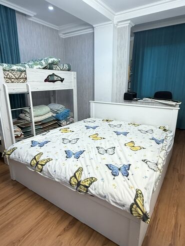 кровать срочно: Уктоочу бөлмө гарнитуру, Жаңы, Эки кишилик керебет, Орусия, ДСП, Өзү алып кетүү, түсү - Ак