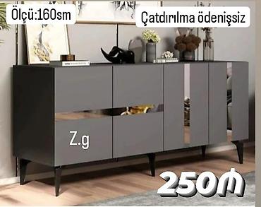 parca skaf: Məhsul: Modern bufet/komod - Ölçü: 160 sm (eni) - Rəng: Tünd — 1