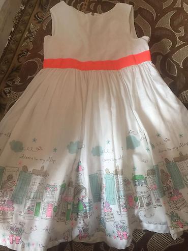 белое платье: Mothercare az geyinilib 5-6 yaş — 2