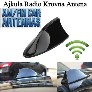 bežične slušalice u boji cena: Ajkula Auto Krovna Radio Antena Vise o ovoj anteni mozete pogledati
