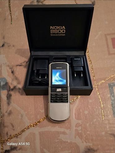 retro mobil: Nokia 8 Sirocco, 2 GB, rəng - Gümüşü, Zəmanət, Düyməli, Sənədlərlə — 2
