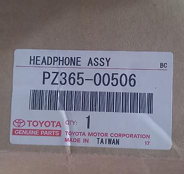 Qulaqcıqlar: Brend: Toyota Genuine Parts. Model: PZ365-00506. İstehsal ölkəsi — 2