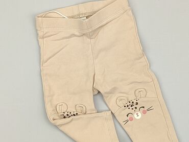 czarne legginsy ocieplane: Leggings, H&M, 3-6 months, condition - Very good