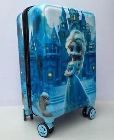 Rančevi, torbe i koferi: Dečiji kofer na točkiće – motiv ledene princeze - Tvrda školjka sa — 23