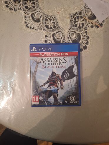 4 playstation üçün disklər satıram: PS4 üçün Assassin’s Creed IV: Black Flag oyununun diskini satıram. Əla