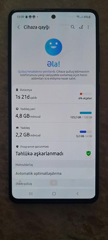 irşad iphone 15 pro: Samsung Galaxy A51, 128 GB, rəng - Qara, Barmaq izi — 3