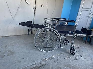 dəmir araba: Təkərli oturacaq – çarpayıya çevrilə bilən model - Arxalıq tam uzanır — 3