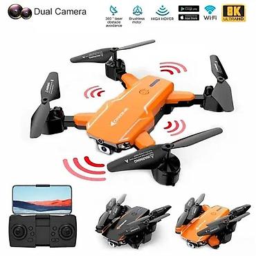 t600 pro: Sklopivi 8K Wi‑Fi dron sa dve kamere i daljinskim upravljačem Ključne — 1