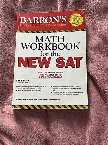 iş dəftəri: Barron’s “Math Workbook for the NEW SAT” – 9-cu nəşr Xüsusiyyətlər: - — 1