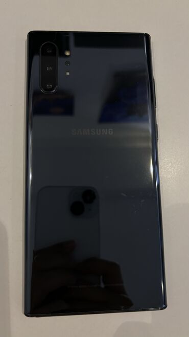 жак машинки: Samsung Note 10 Plus, Колдонулган, 256 ГБ, түсү - Кара, 1 SIM