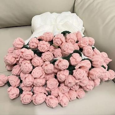 Вязаные цветы: Полезный букет😍💐❤️🩷 диаметр 1.6м — 8